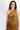 One-Shoulder Pleated Keyhole Dress in Gold