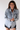 Sparkle Stripe Denim Jacket Blue