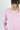 Crew Neck Checker Text Sweater in Pink