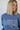Nashville Flower Embroidered Sweatshirt in Blue