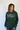 Nashville Flower Embroidered Crewneck in Green