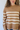 Crewneck Striped Sweater in Camel