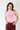 Sleeveless Mock Neck Joy Sweater in Pink