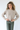 Round Neck Textured Sweater in Taupe