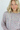 Multicolor Cable Crewneck Sweater in Pink