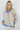 Exposed Hem Color Block Cardigan in Beige