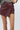 Asymmetrical Burgundy Skort