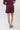 Elastic Waist Lounge Shorts in Purple