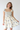 Embroidered Smocked Baby Doll Dress in Cream