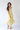 Butter Yellow Mixed Media Midi Dress