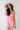 Strapless Denim Romper Pink