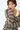 Multi Striped Oversized Cardigan in Brown