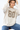 Distressed 80 Varsity Sweater in Oat