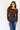Boat Neck Knit Brown Top