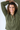 Ribbed Henley Olive Top