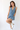 Tie Front Denim Romper