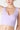seamless ribbed plunge v-neck crop tank top orchid purple