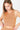 High Neck Rib Crop Tank Tan