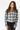Eyelash Plaid Jacket in Charcoal