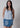 The Clare A Line Tank Top - Light Blue