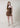 The Victoria Ruffled Cami - Brown