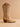 The Amaya Western Boot - Almond Pebble