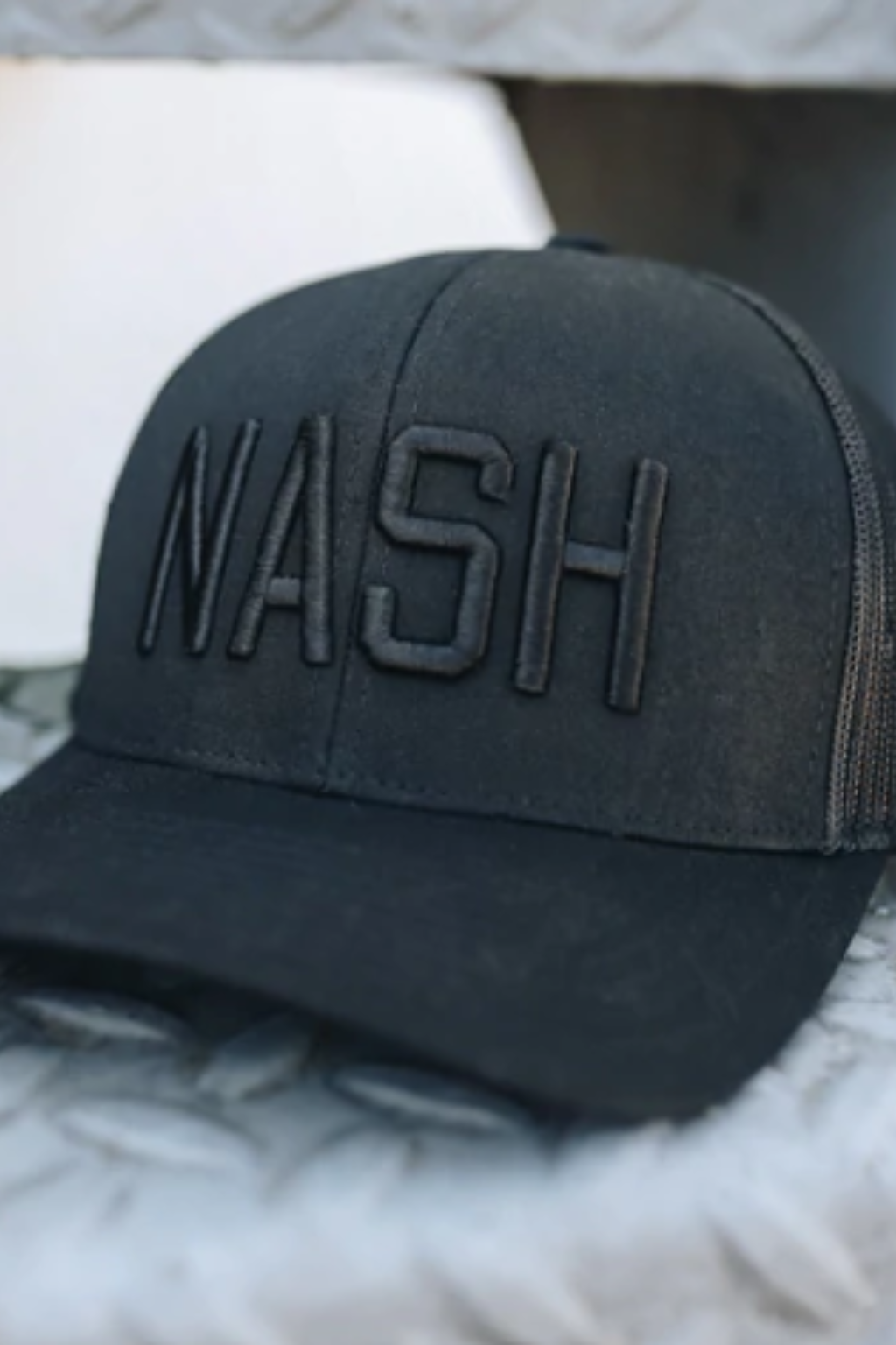 Nash Collection Trucker Hat in Blackout
