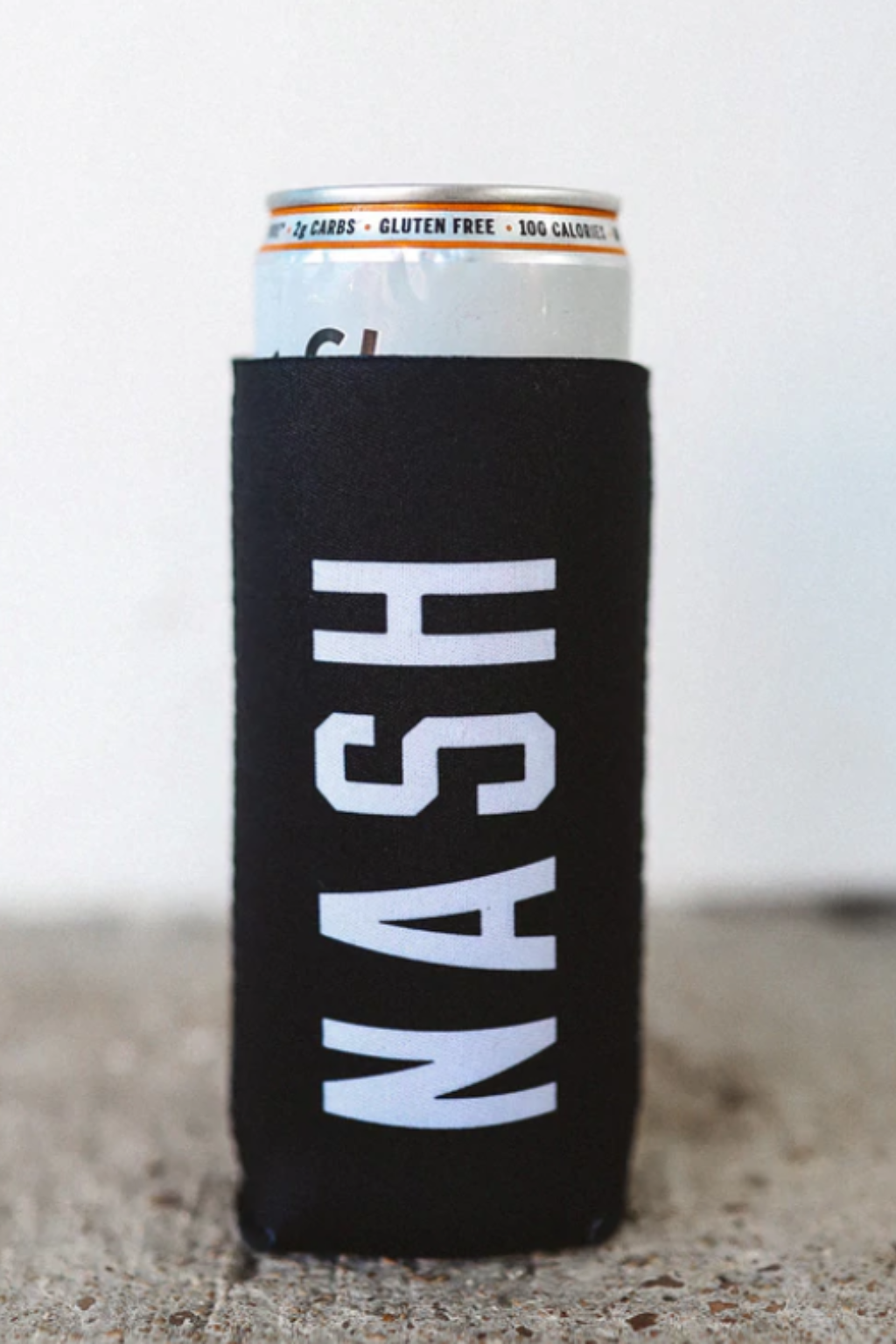 NASH Slim Can Cooler In Black
